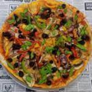 110 Vegana (de post) /Vegan pizza