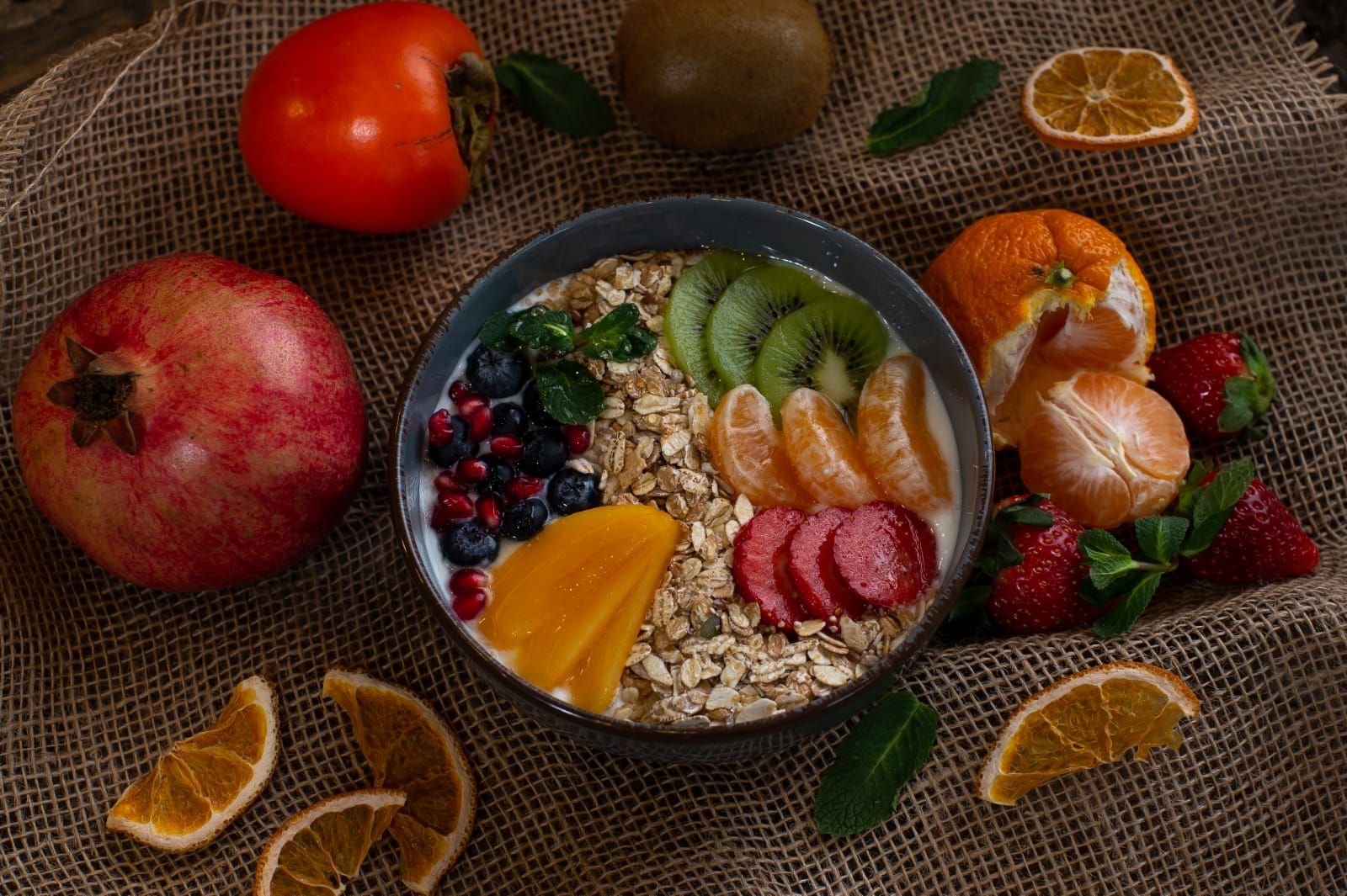 Bol cereale cu fructe