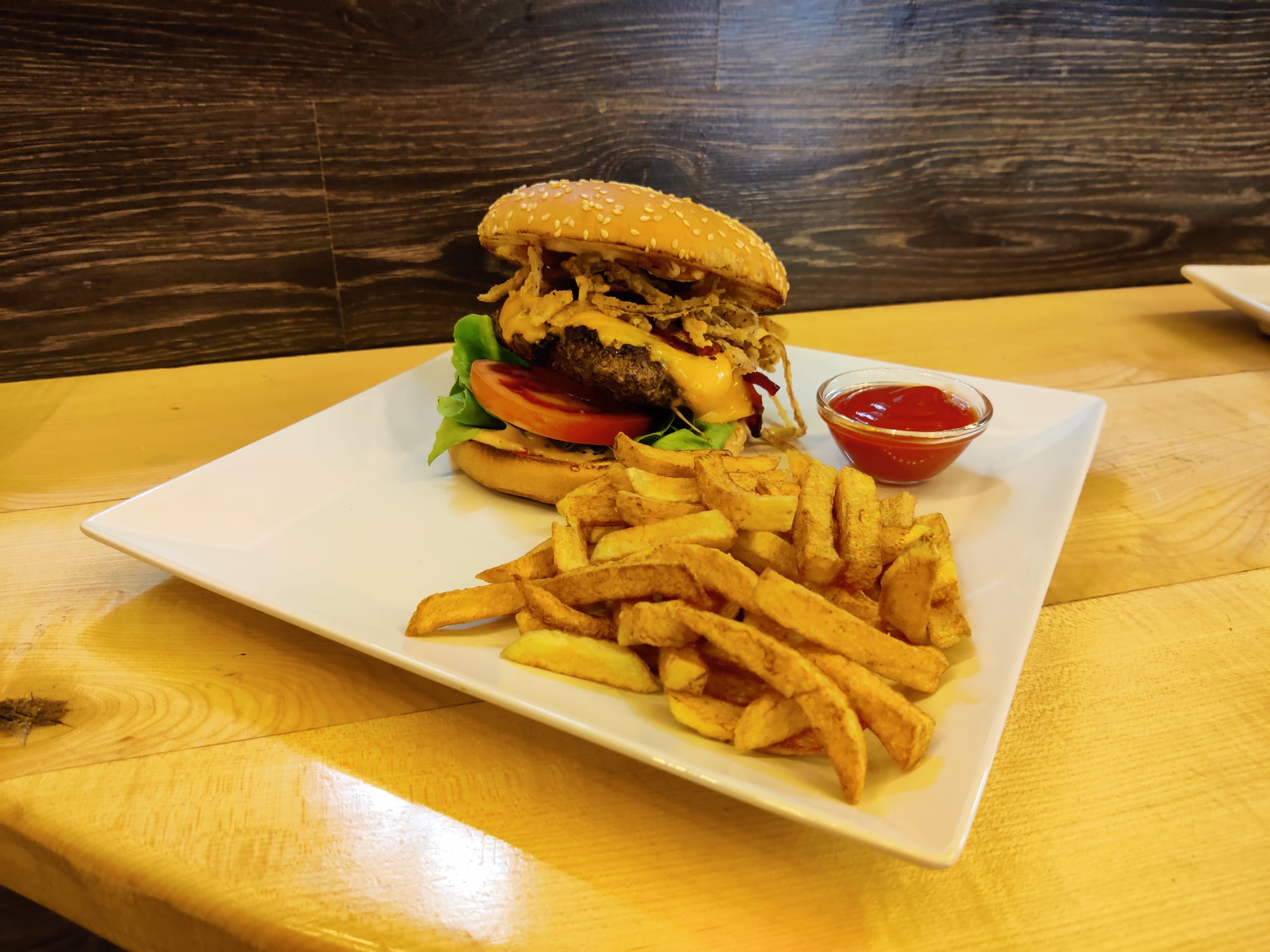 Burger Four Roses