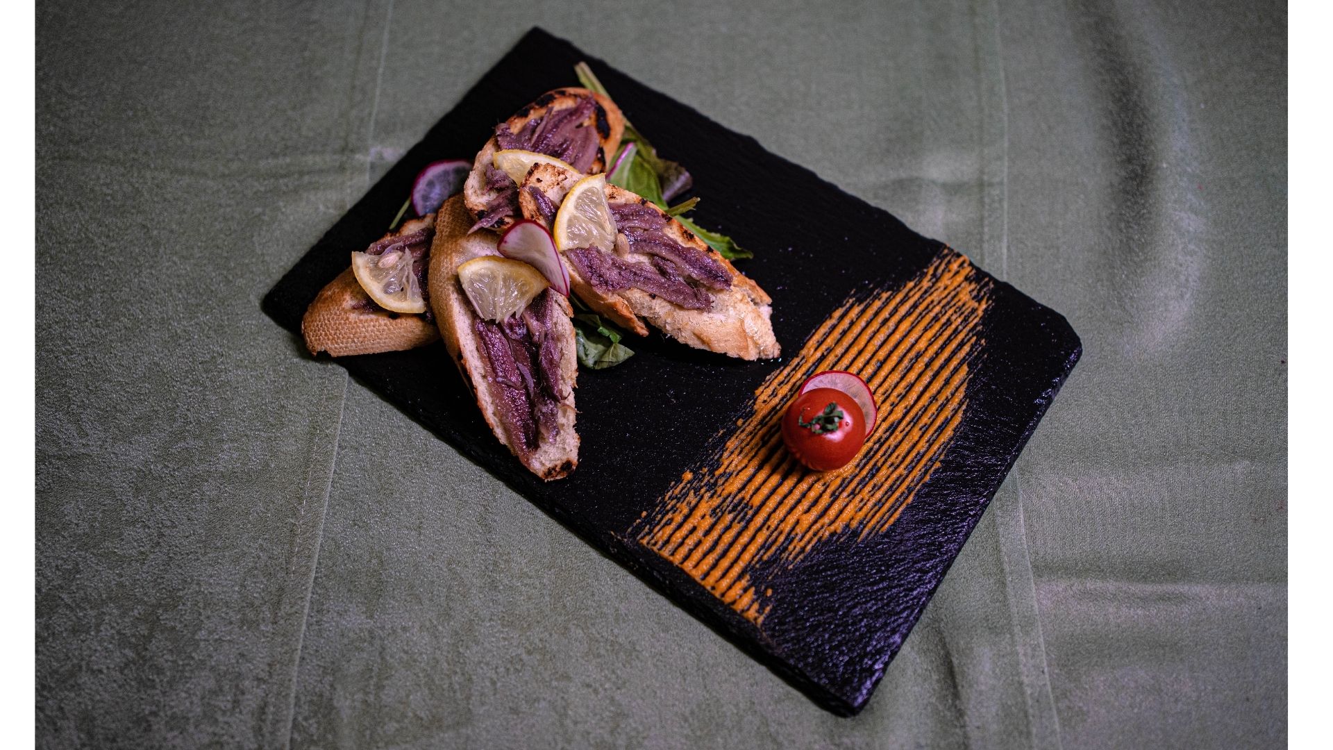 Bruschete cu anchois